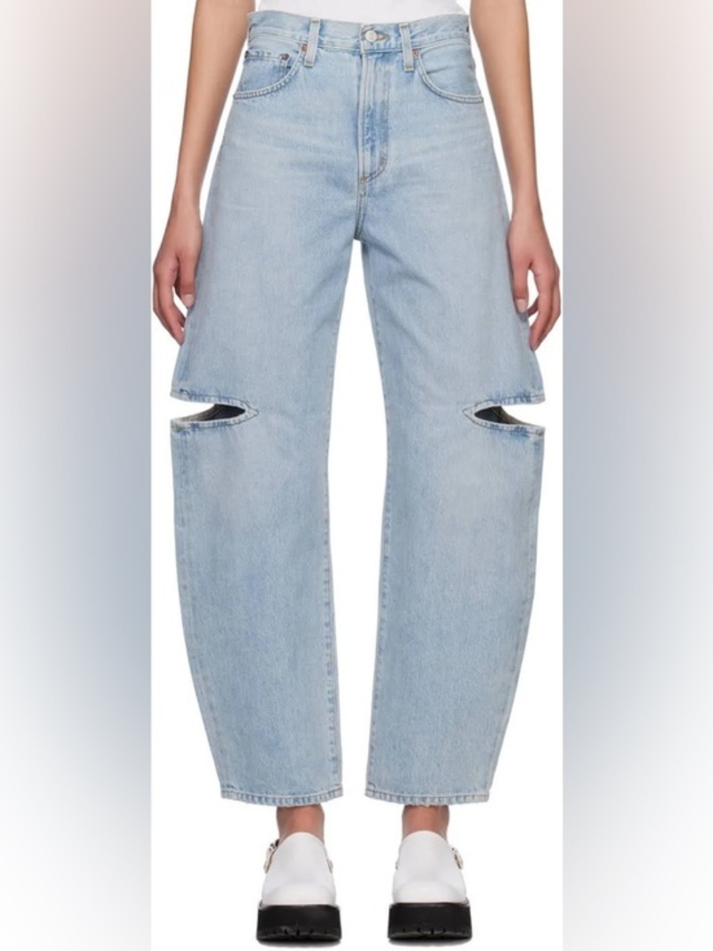 AGOLDE Blue Sanna Slice Jeans Size 27